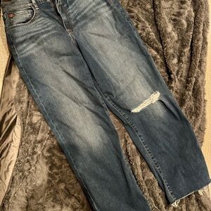 Hudson Jeans Women's Cropped Ankle Jeans - Blue